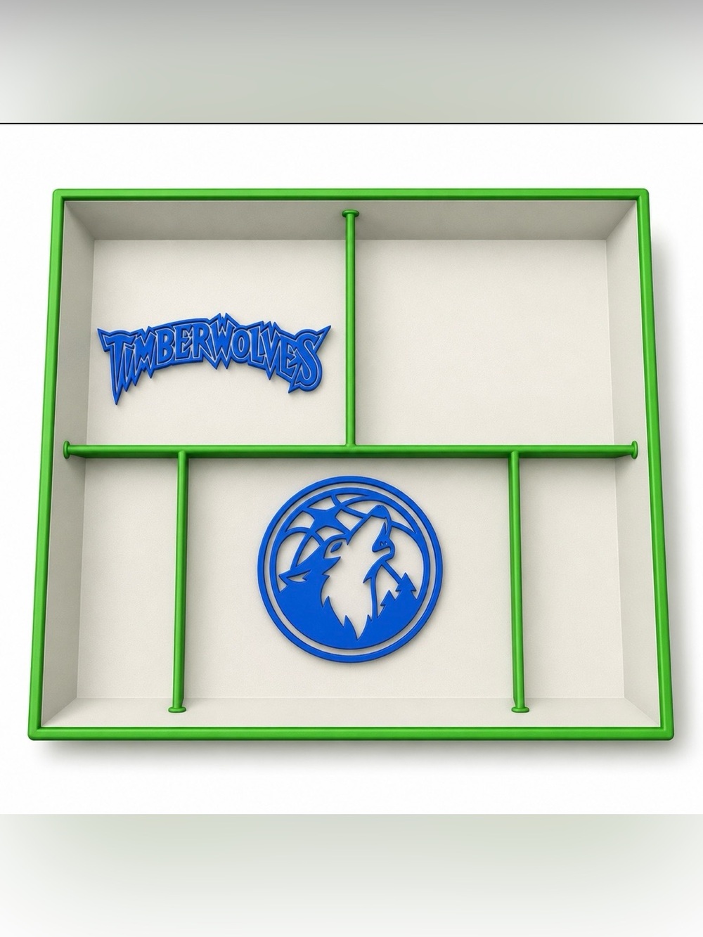 Minnesota Timberwolves NBA Pocket Dump Tray - For Keys, Wallet, Money, Etc